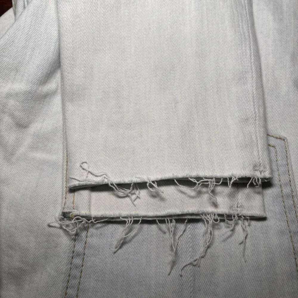 Rag & Bone Jeans Size 23 Mid Rise Skinny Light Wash Ditch Plains 25” Inseam NWT - Picture 3 of 5